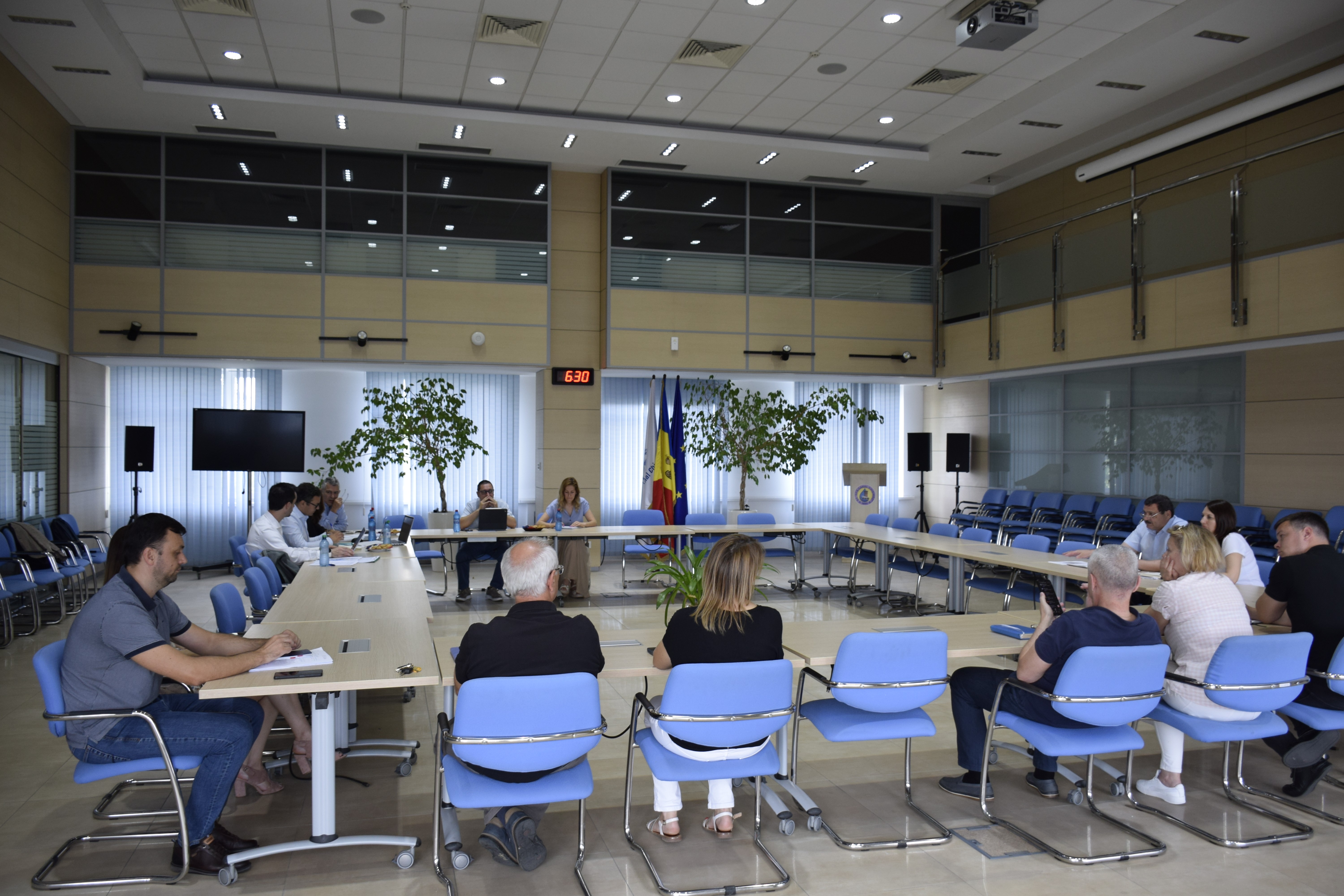 Vizită de lucru a experților internaționali în domeniul serviciilor de apă la S.A. „Apă-Canal Chișinău”